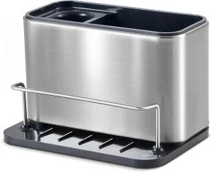 Sink Caddy Sponge Holder for Kitchen Sink, Stainless Steel Kitchen Sink Organizer