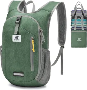 SKYSPER 10L Hiking Backpack Small Hiking Daypack Packable Lightweight Travel Day Pack for Women Men(Green)