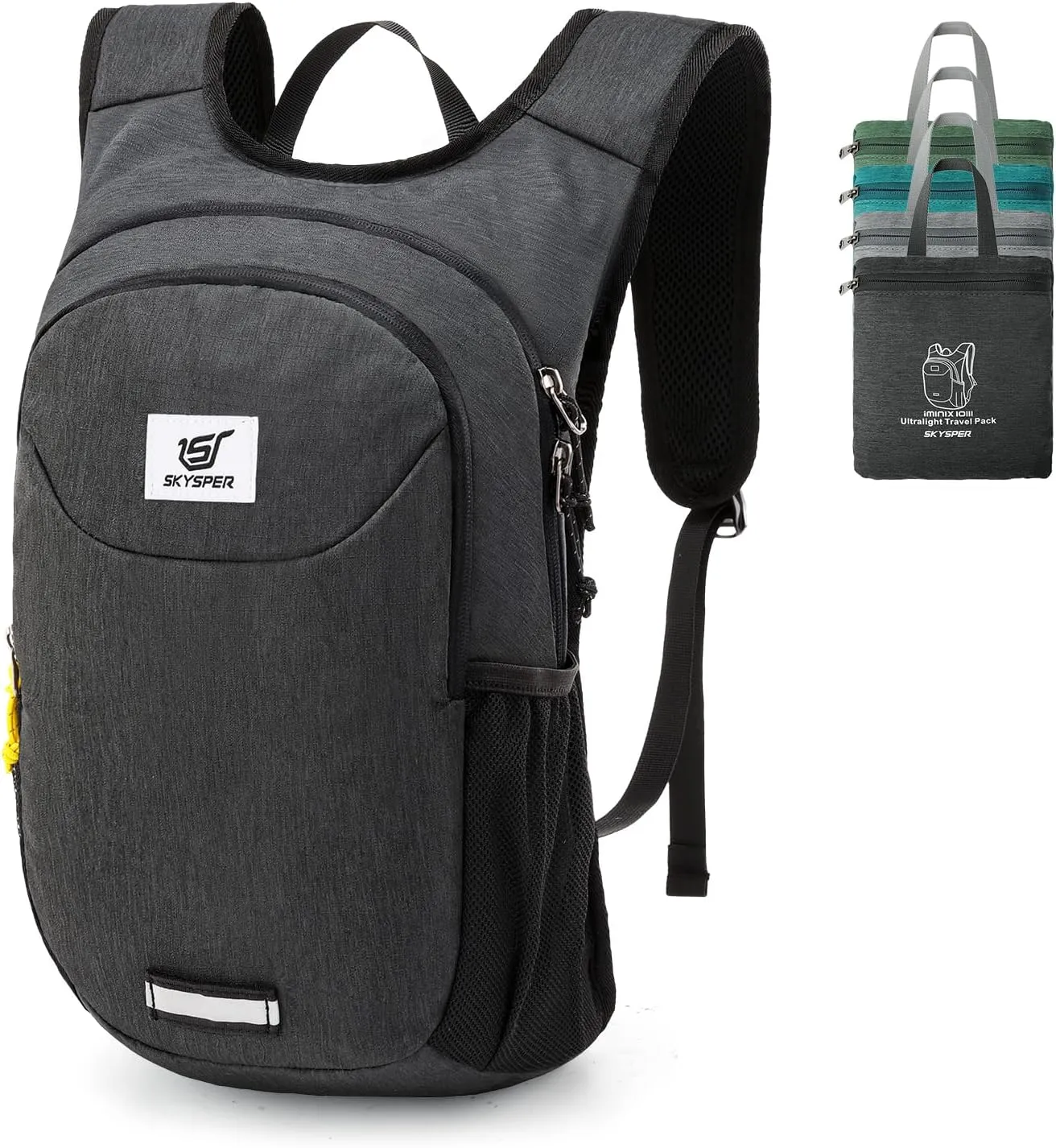 SKYSPER 10L Packable Hiking Backpack: Lightweight & Foldable