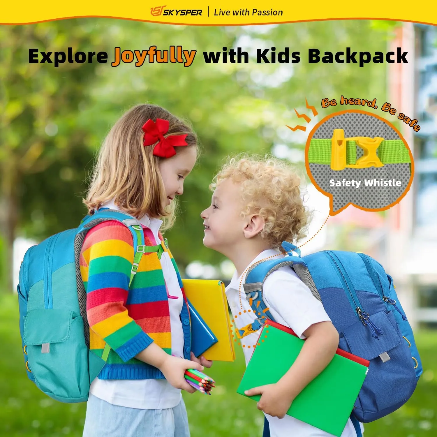 SKYSPER Kids Backpack 10L Toddler Backpack Travel Daypack for Preschool and Kindergarten(Teal)