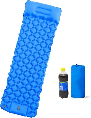Sleeping Pad Air Mattress Camping, Sleeping Pad Self Inflating Outdoor, Waterproof Camping Mattress for Travel, Hiking and Beach