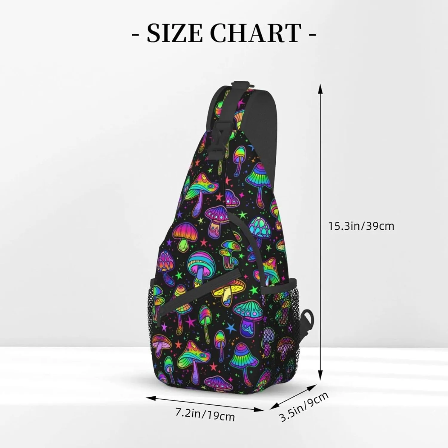 Sling Bag Women Men Backpack Crossbody Bag Travel Hiking Casual Sport Climbing Runners Daypack Waterproof