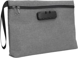 Smell Proof Bag, Lockable Activated Carbon Odor Storage Container Odor Stash Case Lockable Smell Proof Container for Travel (Gray)