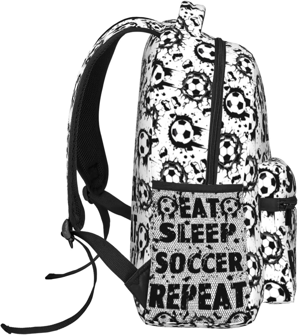 Soccer Backpack Soccer Ball Bookbag Stuff Unisex Sports Travel Bag Gifts For Girls Boys Kids Women Men Adults Players Fans 16 Inch