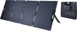 Solar Charging Panel, 200W Portable Solar Panel Blanket, 23.5% High Efficiency, Mc 4 Cable, Ip65 Waterproof, Lightweight Foldable Solar Panel for Power Station, RV, Camping, Home, Off Grid