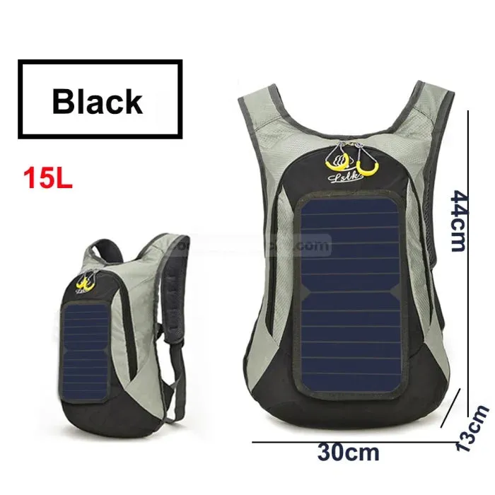 Solar Panel Hiking Backpack