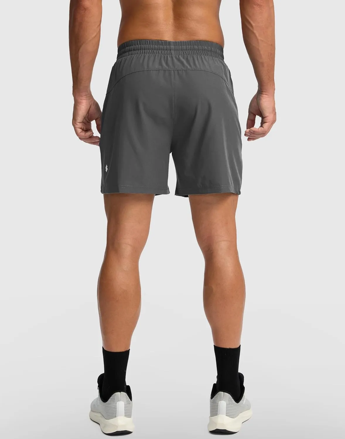 Soothfeel Men's Athletic Running Shorts with Zipper Pocket 5 Inch /7 Inch Quick Dry Tennis Gym Workout Shorts for Men