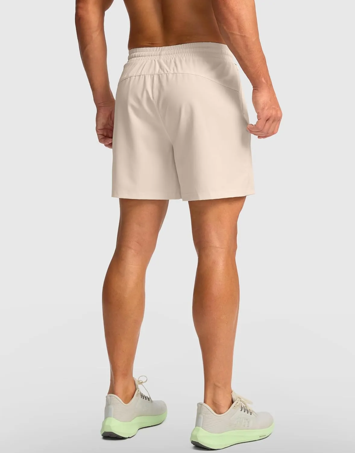 Soothfeel Men's Athletic Running Shorts with Zipper Pocket 5 Inch /7 Inch Quick Dry Tennis Gym Workout Shorts for Men