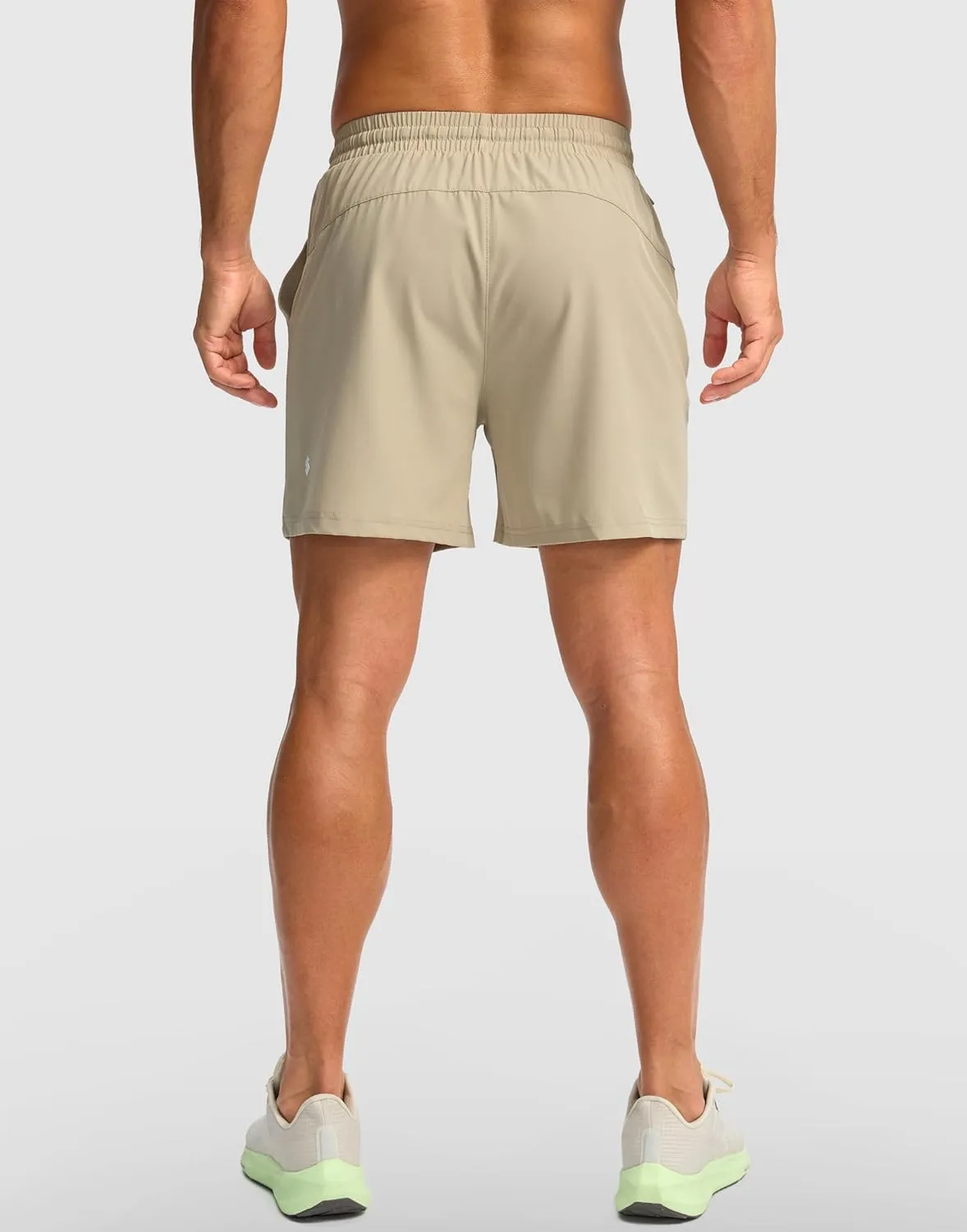 Soothfeel Men's Athletic Running Shorts with Zipper Pocket 5 Inch /7 Inch Quick Dry Tennis Gym Workout Shorts for Men