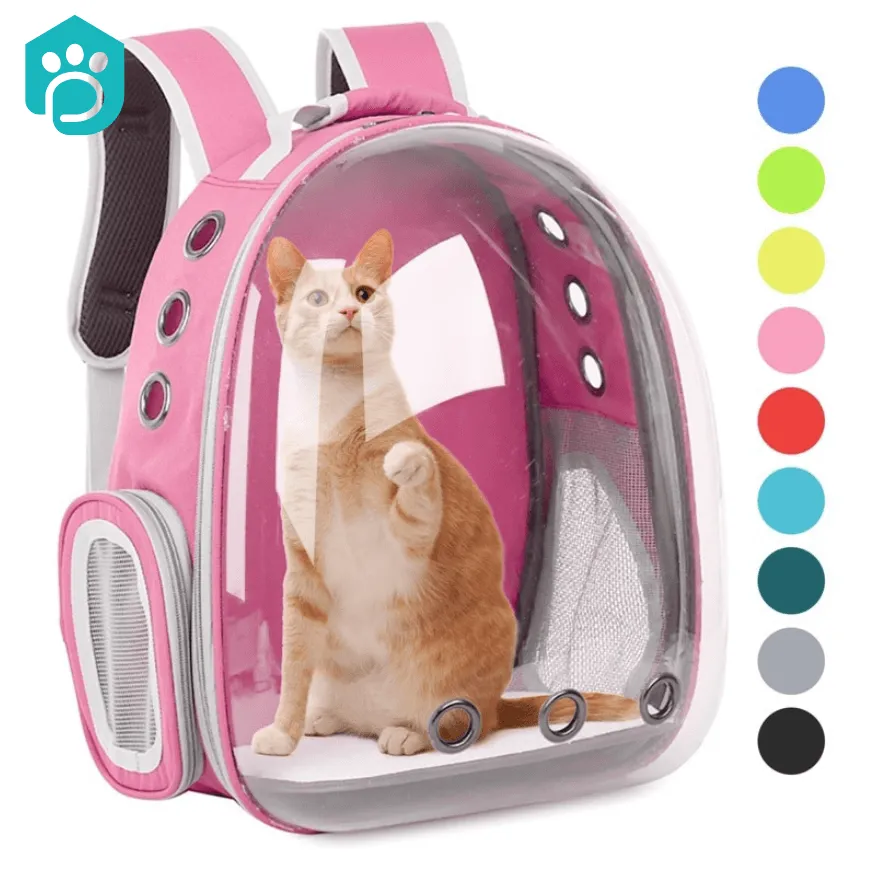 Space Pet Backpack - Breathable and Portable Cat Carrying Bag
