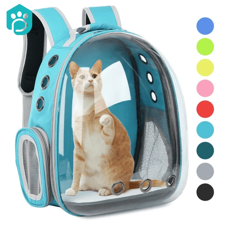 Space Pet Backpack - Breathable and Portable Cat Carrying Bag