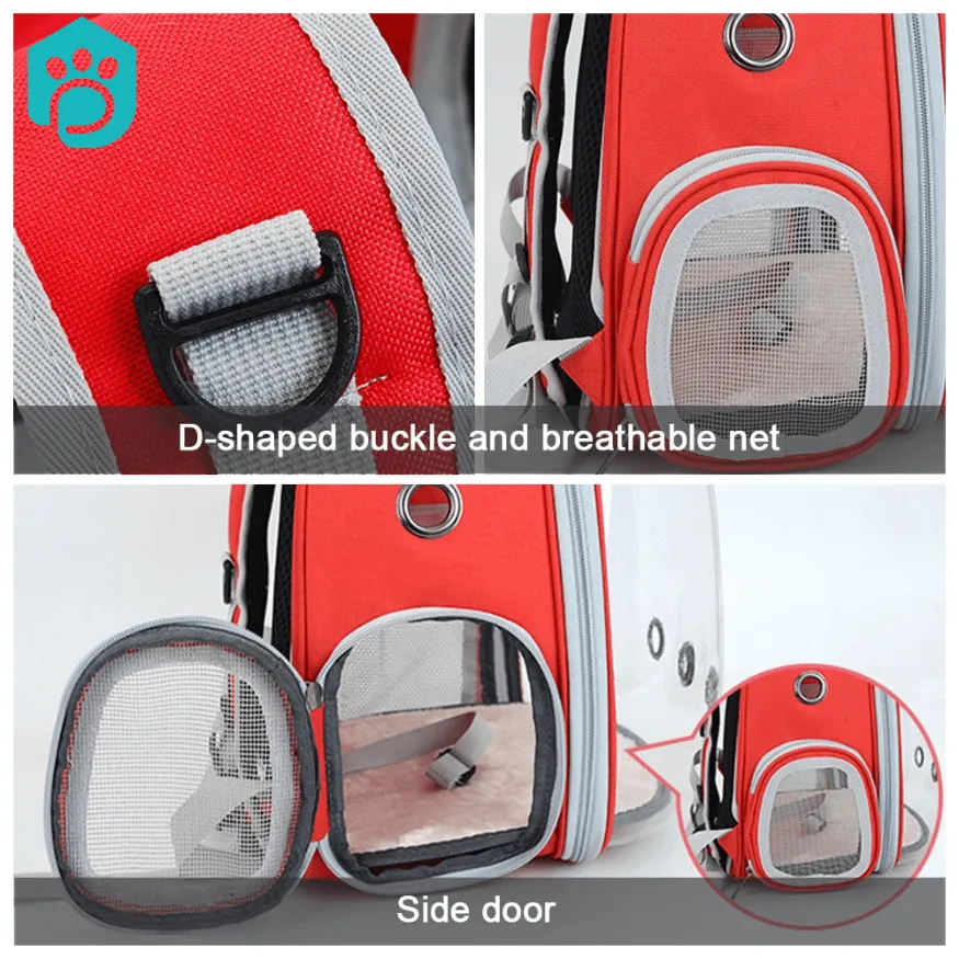 Space Pet Backpack - Breathable and Portable Cat Carrying Bag