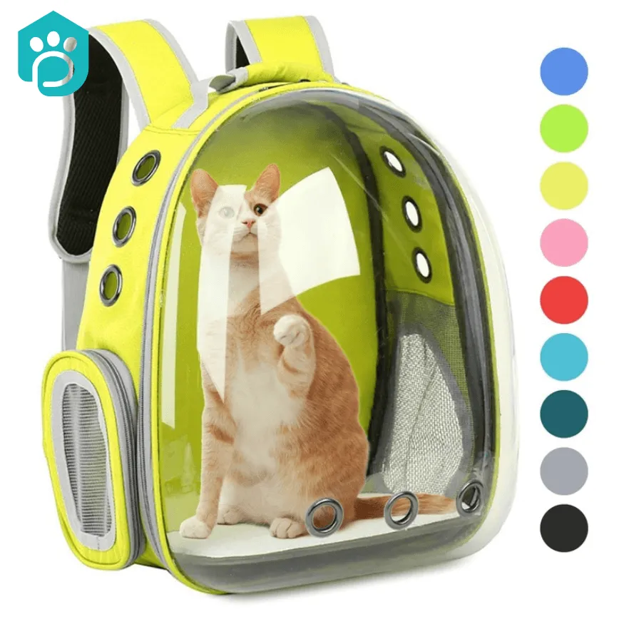 Space Pet Backpack - Breathable and Portable Cat Carrying Bag