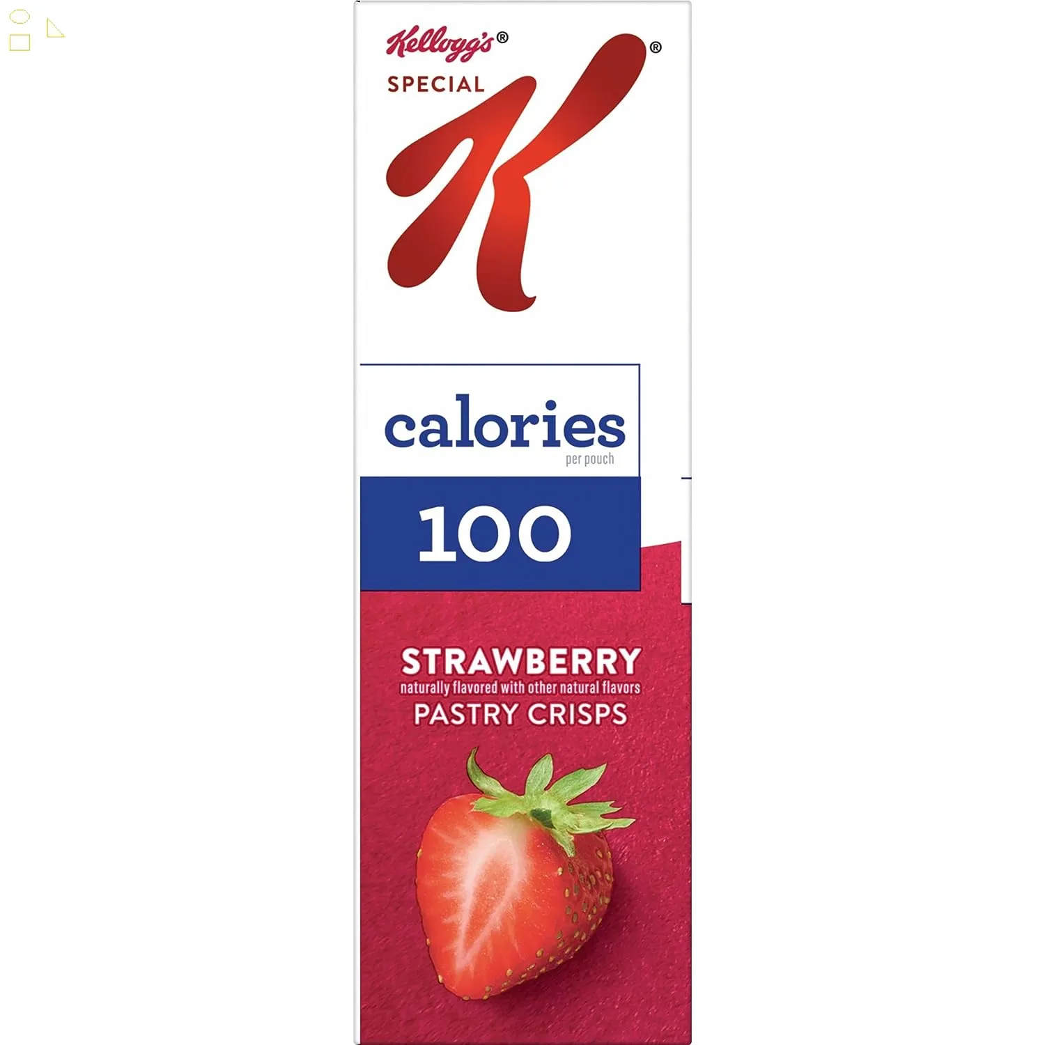 Special K Pastry Crisps, 100 Calorie Snacks, Breakfast Bars, Strawberry, 5.28Oz Box (12 Crisps)