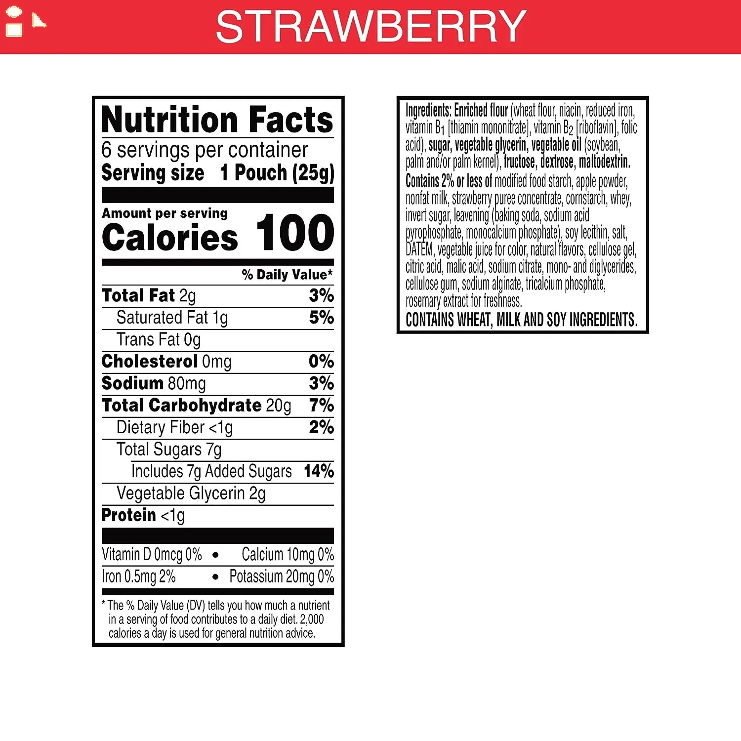 Special K Pastry Crisps, 100 Calorie Snacks, Breakfast Bars, Strawberry, 5.28Oz Box (12 Crisps)
