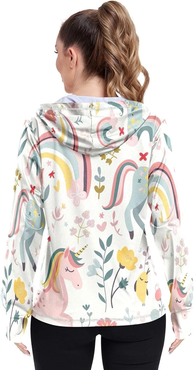 Spf Hoodie Upf 50 , Long Sleeve Top, Long Sleeve Zip up Hoodie, Hiking Shirt Women