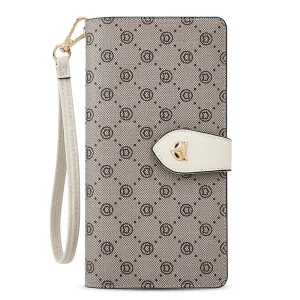 Split Leather Long Wallet