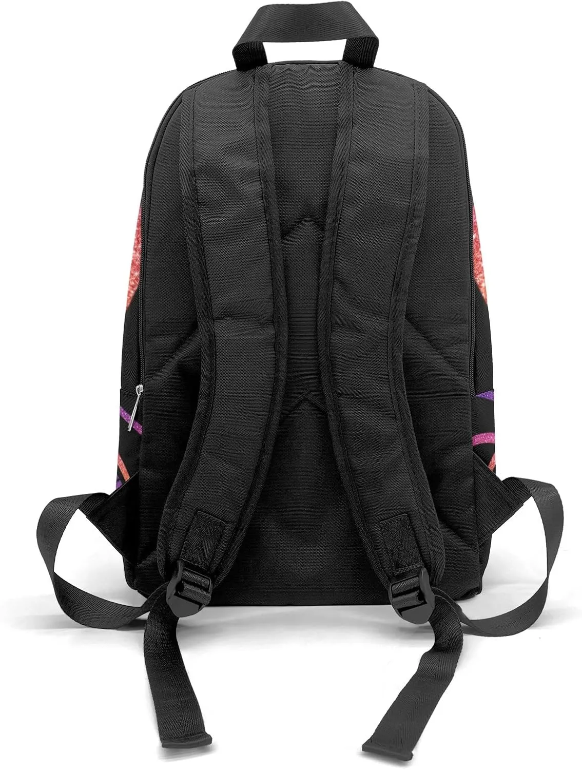 Sport Basketball Ombre Gradients Personalized Backpack for Teen Custom Travel Backpack for Boys Girs Bookbag Casual Bag Name Gift, Design 10, EU5566SS