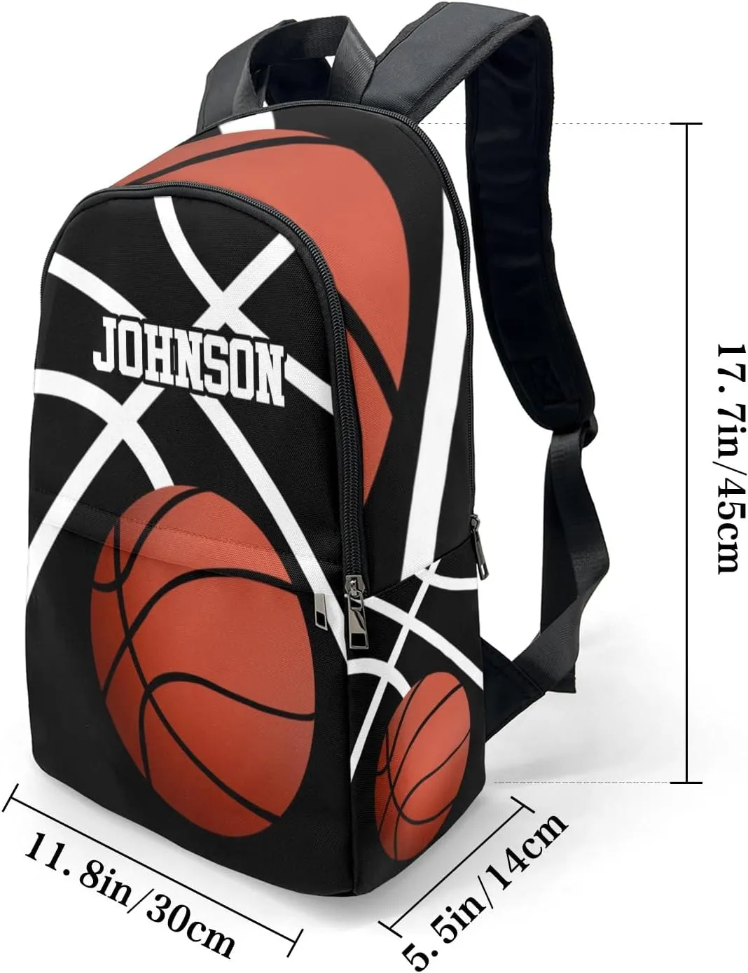 Sport Basketball Player Name Personalized Backpack for Teen Custom Travel Backpack for Boys Girs Bookbag Casual Bag Name Gift