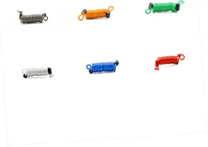 Spring Wire Lock Rope 6 Pack 1.5m 8cm Coiled Practical for Backpack Bike Handbag Outdoor Use
