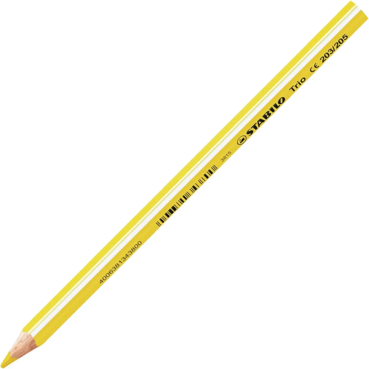 STABILO 203/24-01 Trio Thick Colouring Pencil - Assorted Colours, Wallet of 24