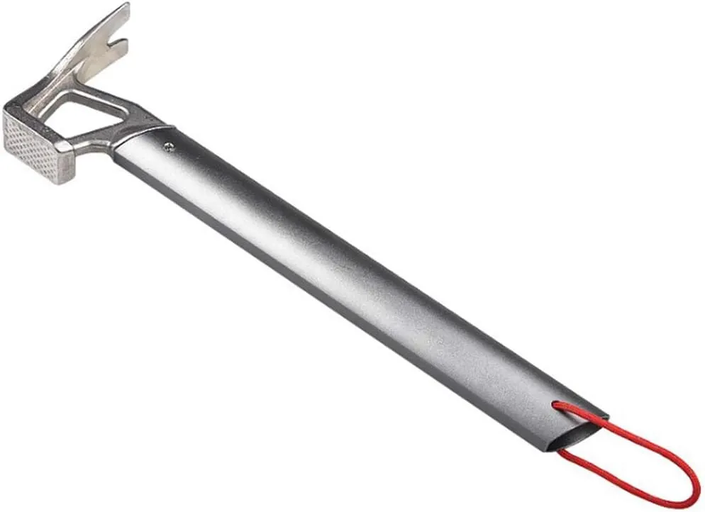 Stainless Multifunction Tent Pegs Stake Puller Remover Climbing Tool Portable Camping Hammer Outdoors