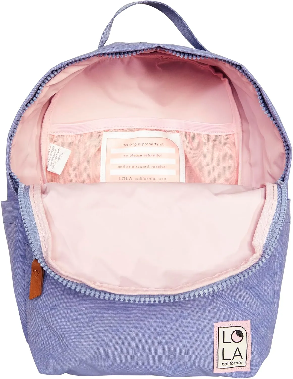 Star Medium Traditional Classic Backpack with Zipped Front Pocket and 2 Side Pockets, Mondo - Hydrangea