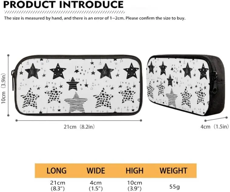 Star Sketch Hand Drawing Child Backpack Lunch Box Pencil Case Starry Night Art Painting 3 Pcs School Girl Backpack Set Durable Lightweight Bookbag