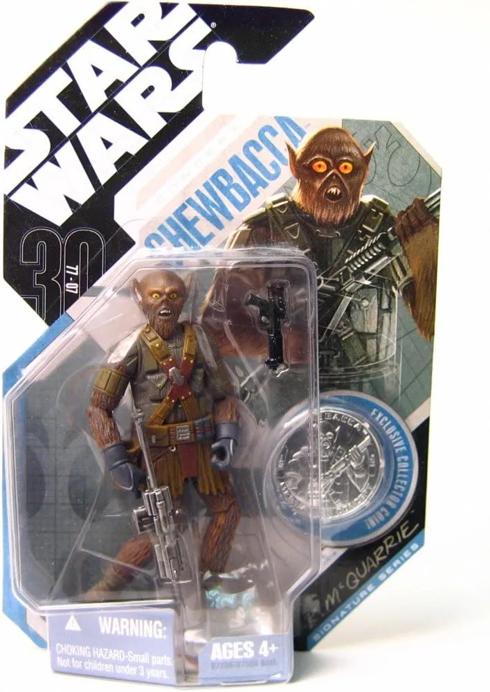 Star Wars 30th Anniversary McQuarrie Concept Chewbacca Action Figure