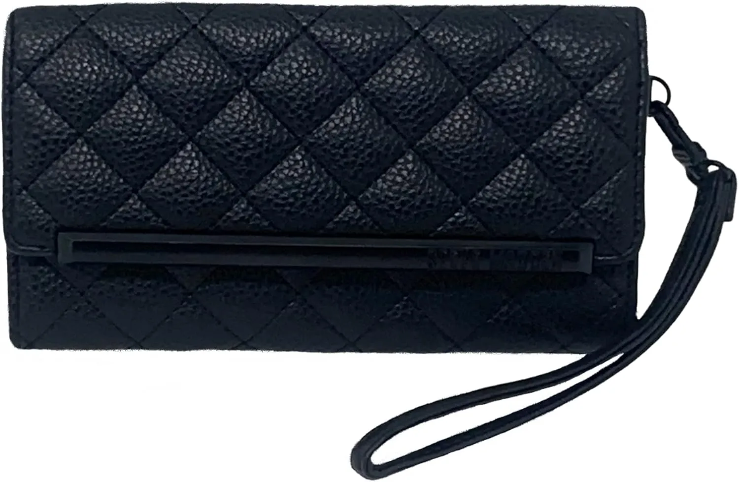 Steve Madden Women's Logobar Trifold Wristlet Wallet Handbag