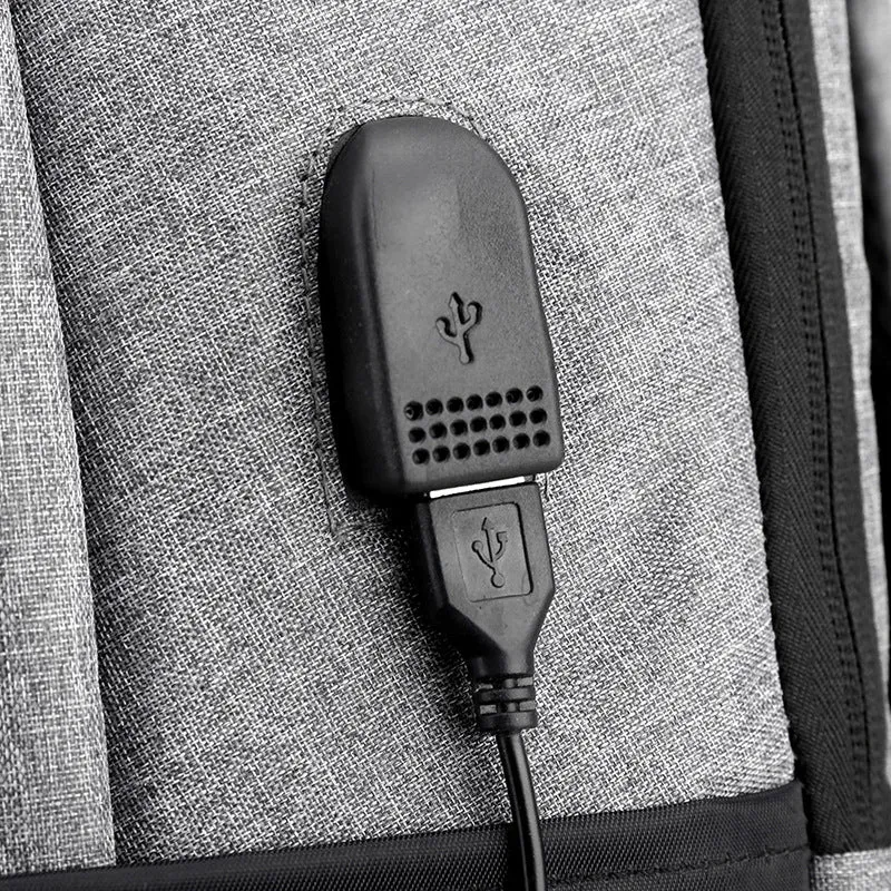 STOREXQ Men's Backpack Fashion Business Large Capacity Multifunctional Computer Bag Men's Commuter Business Backpack