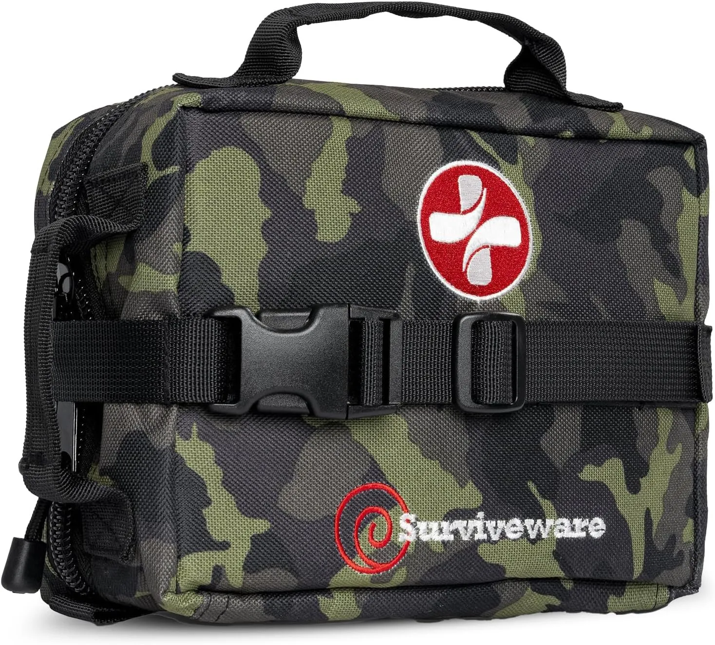 Surviveware 119 Pcs Comprehensive Premium Survival First Aid Kit - Medical Emergency Kit for Travel Camping Gear, Home Essentials & Outdoor Emergencies - HSA & FSA Eligible Survival Kit