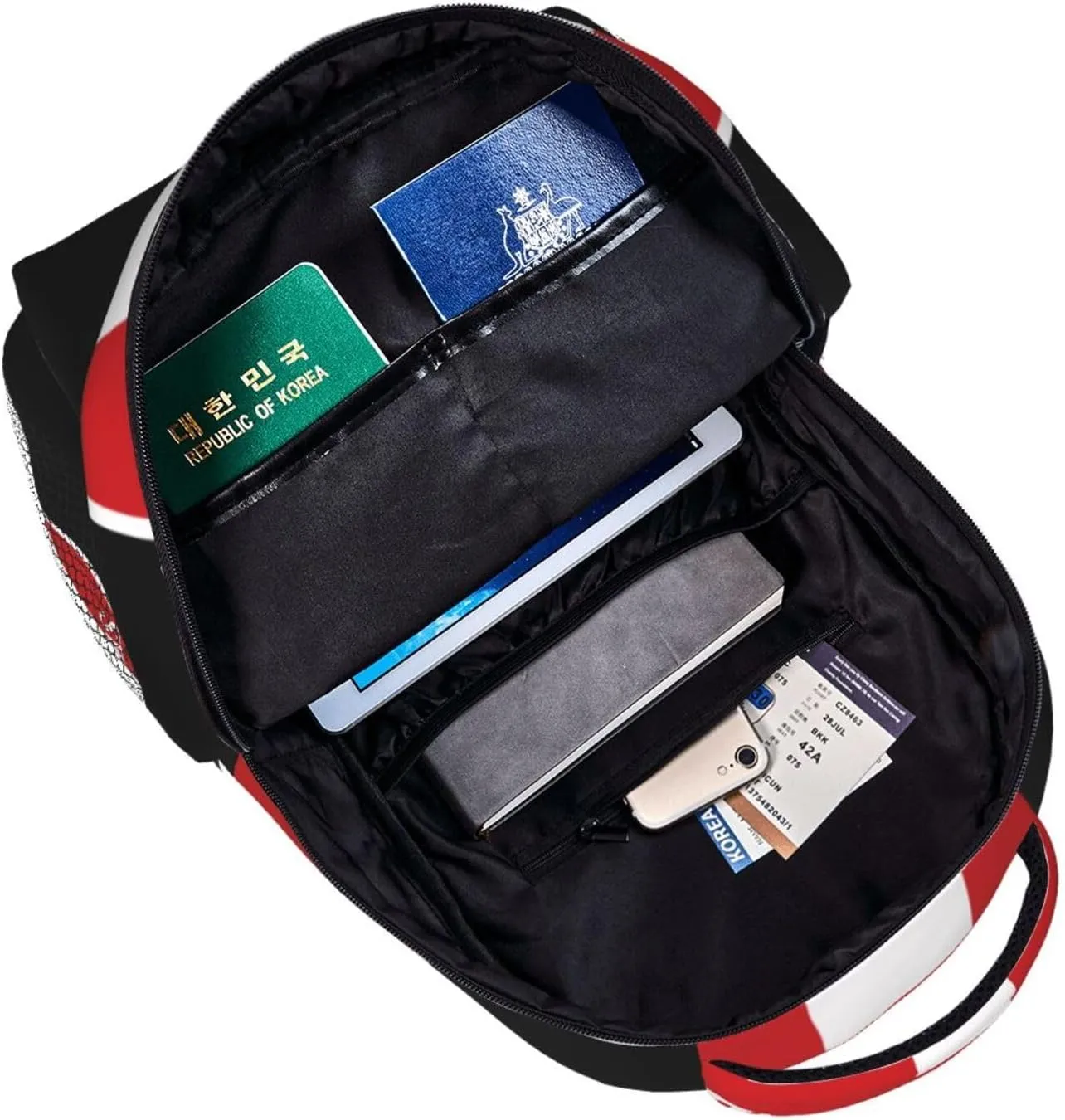 Switzerland Coat Of Arms Suisse 1291 Backpack Casual Pack Bag Laptop Backpack With Side Pocket Front Zipper Pocket Bookpack Travel Daypack Picnic Rucksack