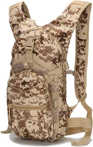Tactical Backpack Small Military Daypack Assault Pack Rucksack Bag for Travel Hiking Running Outdoor Sports (Desert Digital)