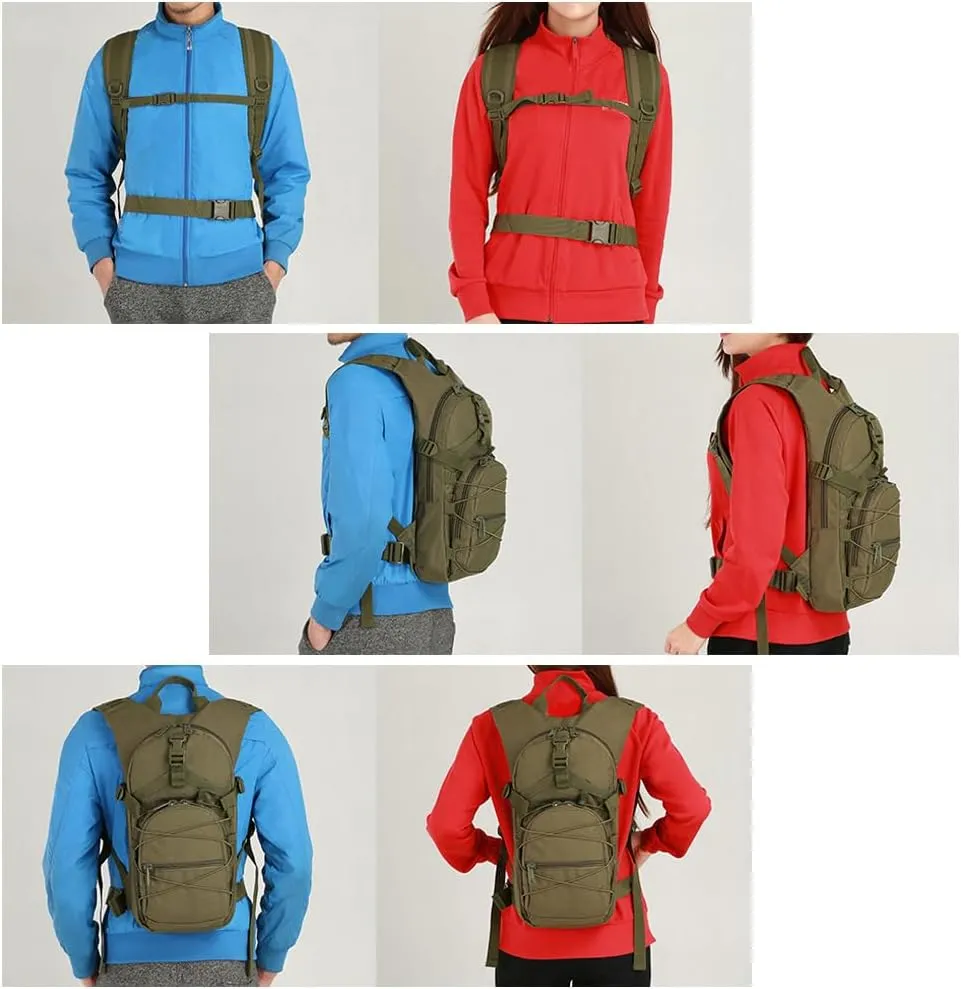 Tactical Backpack Small Military Daypack Assault Pack Rucksack Bag for Travel Hiking Running Outdoor Sports (Desert Digital)