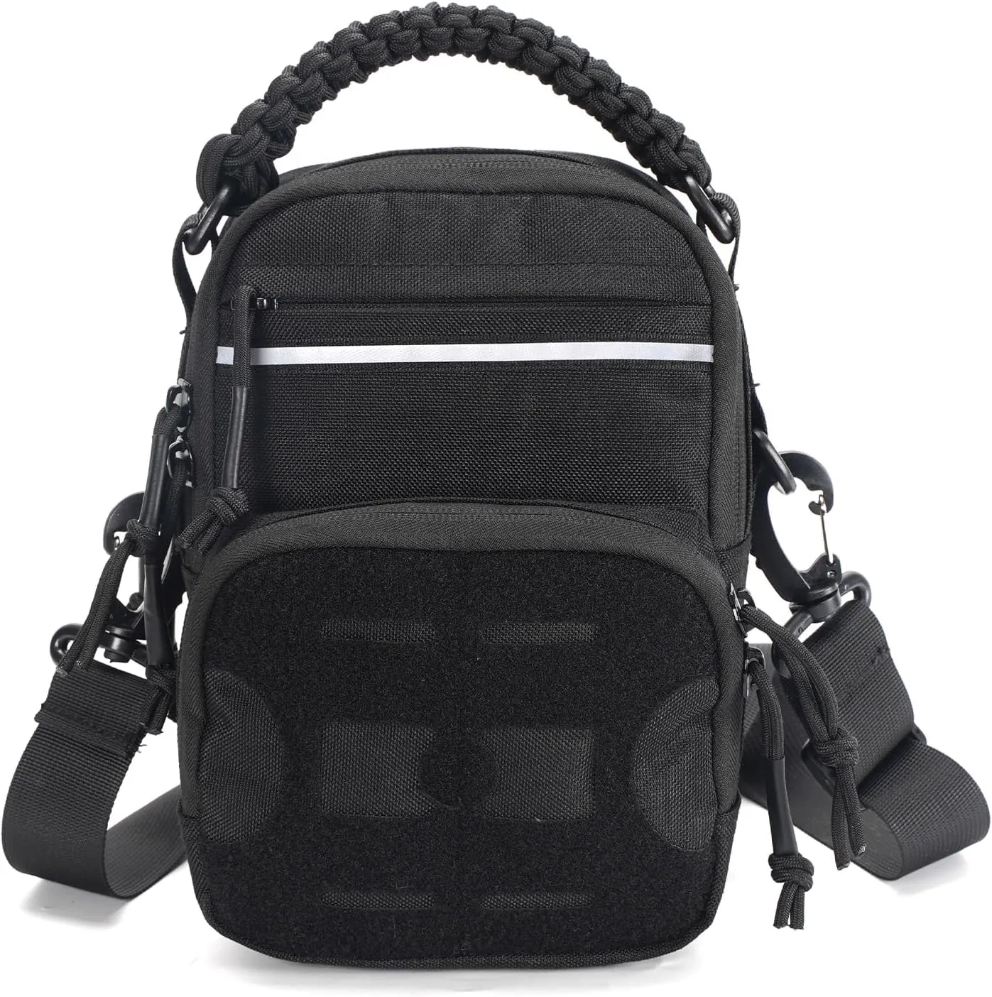 Tactical Fanny Pack for Men,Molle Waist Bag with Patch Utility Hip Belt Bumbag for Outdoor Hiking, Mountain Climbing