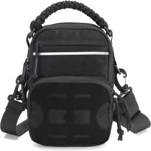 Tactical Fanny Pack for Men,Molle Waist Bag with Patch Utility Hip Belt Bumbag for Outdoor Hiking, Mountain Climbing