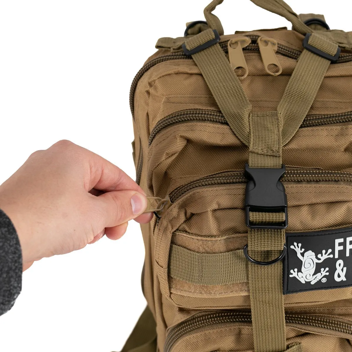 Tactical Water-Resistant Backpack by Frog & CO