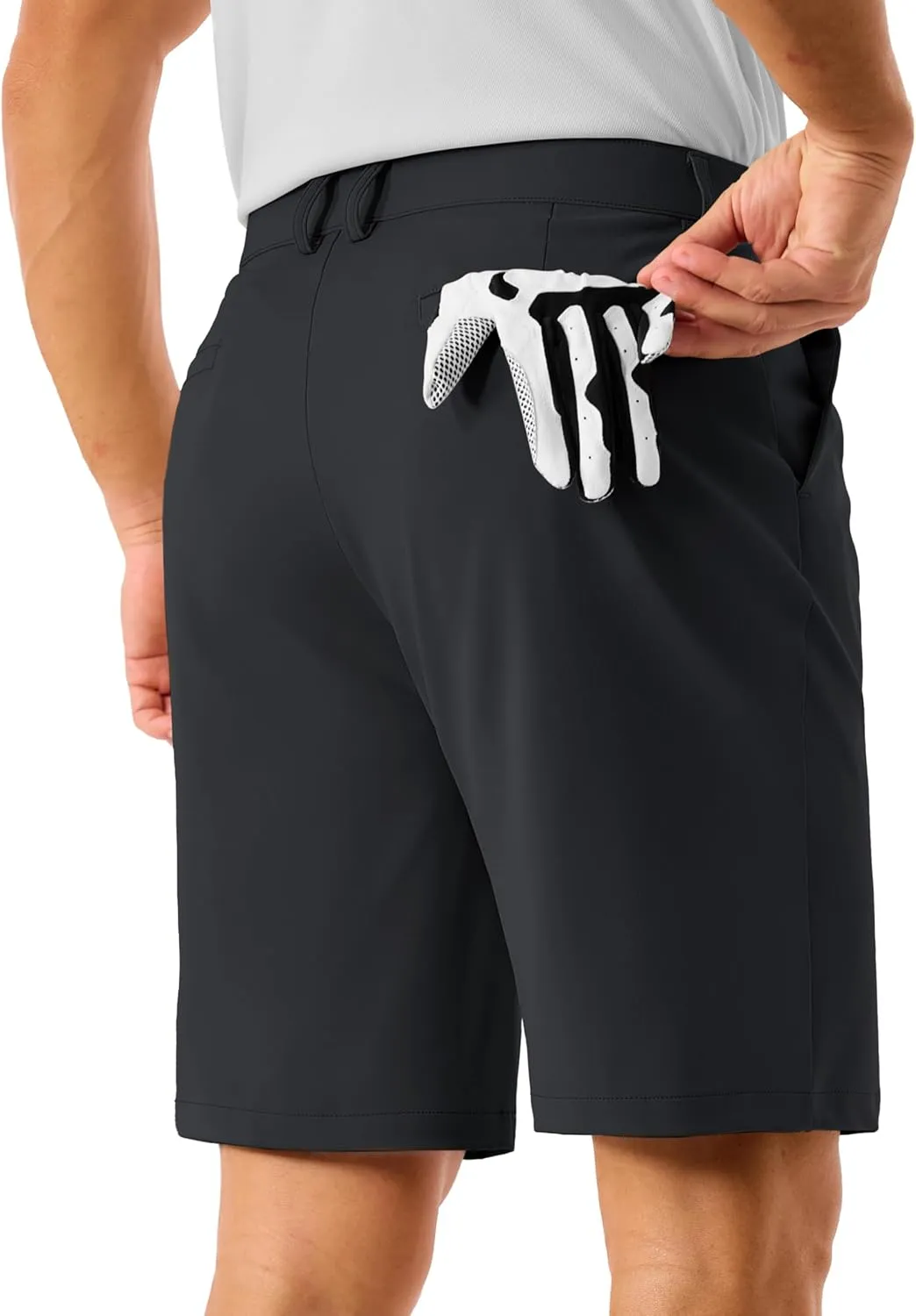 TACVASEN Men's Golf Shorts 9 Inch Inseam Stretch Lightweight Dress Work Casual Short with 4 Pockets Quick Dry Flat Front
