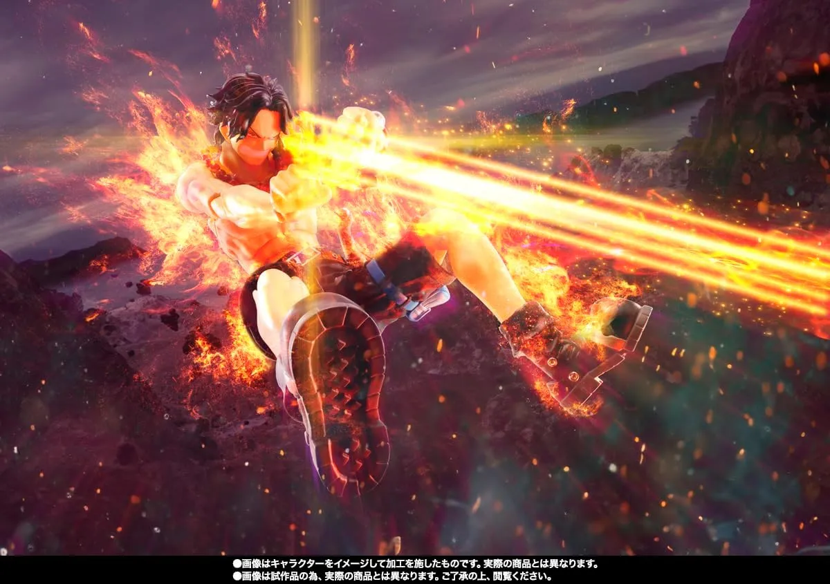 TAMASHII NATIONS - One Piece - Portgas D. Ace -Fire Fist-, Bandai Spirits S.H.Figuarts Action Figure