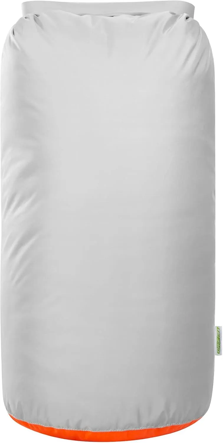 Tatonka Packing Bag Dry Sack 18 L - Waterproof Pack Bag with Roll Closure and Clasp - Made of Recycled Polyester - 18 Litre Volume (grey)