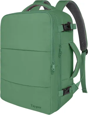 Taygeer Travel Backpack for Women Men, TSA Approved Carry On Backpack with USB Charging Port & Shoe Pouch