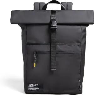 Ted Baker London Clime Rubberized Rolltop Backpack, Navy