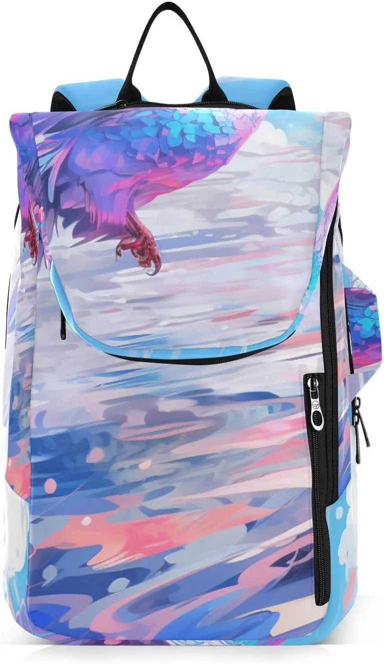 Tennis Bag Tennis Backpack for Women Men, Tennis Bag Holds 2 Rackets, Pickleball Paddles Balls, Badminton Squash, Bird (24)