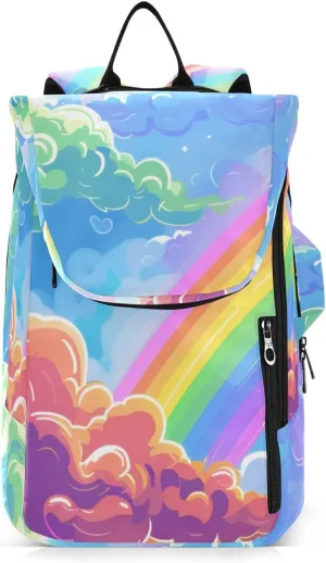 Tennis Bag Tennis Backpack for Women Men, Tennis Bag Holds 2 Rackets, Pickleball Paddles Balls, Badminton Squash, Cloud (14)