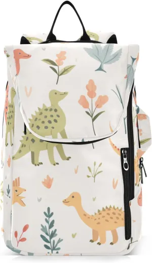 Tennis Bag Tennis Backpack for Women Men, Tennis Bag Holds 2 Rackets, Pickleball Paddles Balls, Badminton Squash, Cute Dinosaur (48)