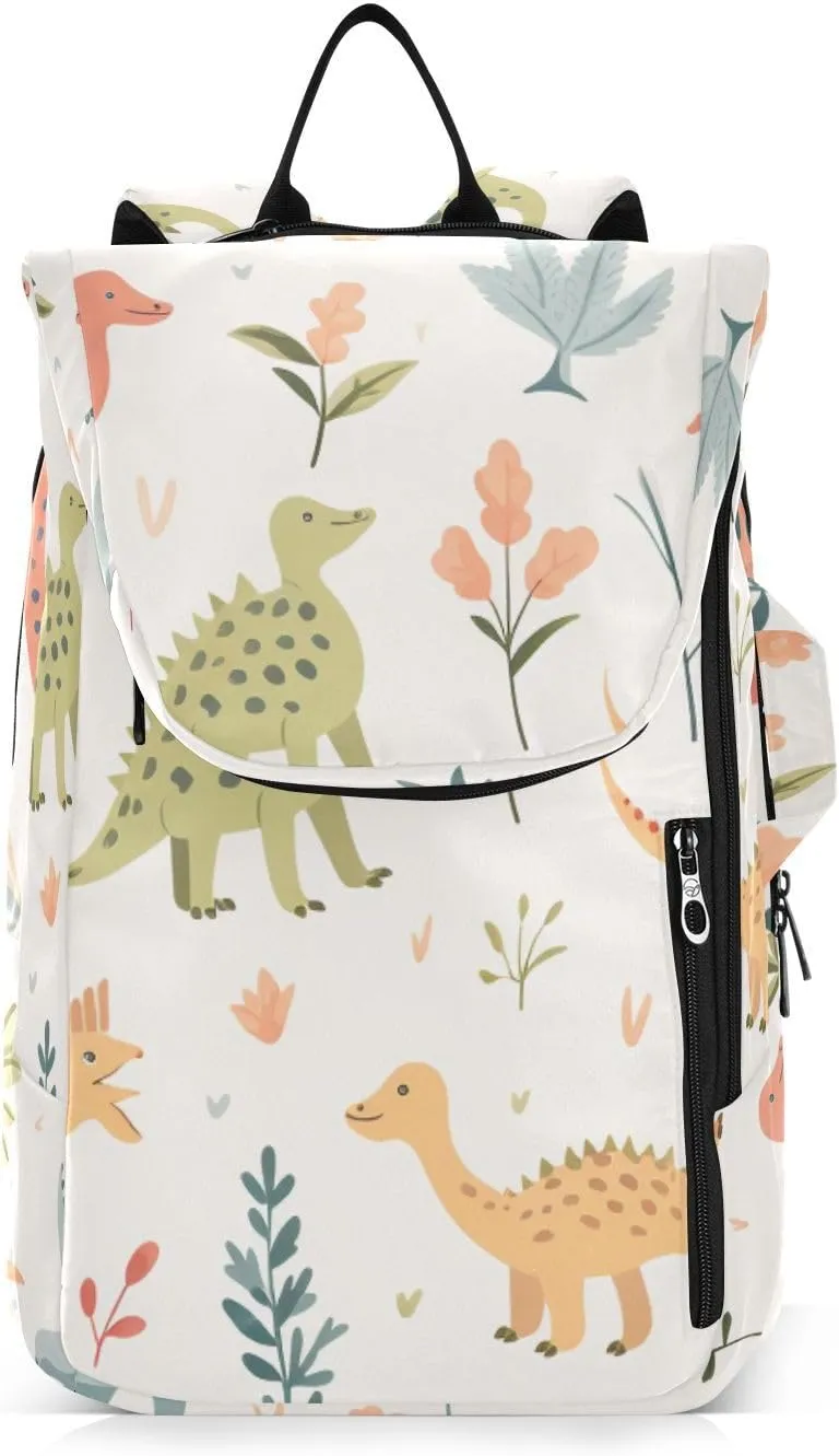 Tennis Bag Tennis Backpack for Women Men, Tennis Bag Holds 2 Rackets, Pickleball Paddles Balls, Badminton Squash, Cute Dinosaur (48)
