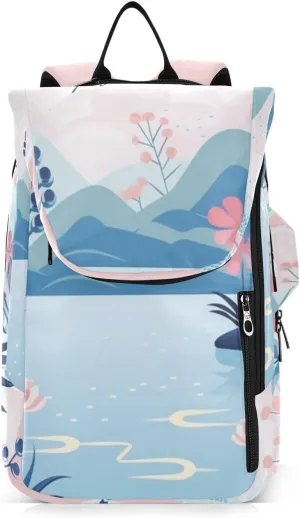 Tennis Bag Tennis Backpack for Women Men, Tennis Bag Holds 2 Rackets, Pickleball Paddles Balls, Badminton Squash, Dragonfly (58)