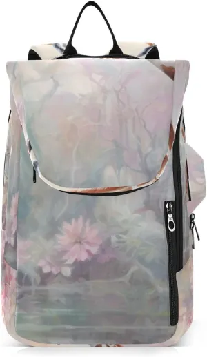 Tennis Bag Tennis Backpack for Women Men, Tennis Bag Holds 2 Rackets, Pickleball Paddles Balls, Badminton Squash, Giraffe (24)