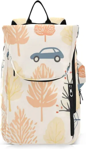 Tennis Bag Tennis Backpack for Women Men, Tennis Bag Holds 2 Rackets, Pickleball Paddles Balls, Badminton Squash, Tree Car (12)